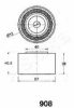 ISUZU 8943822151 Tensioner, timing belt